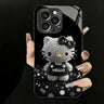 Sparkling Rhinestone Hello Kitty Bracelet Phone Case