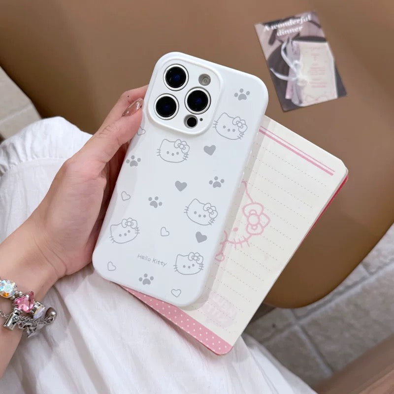 Liquid silicone Kitty phone case