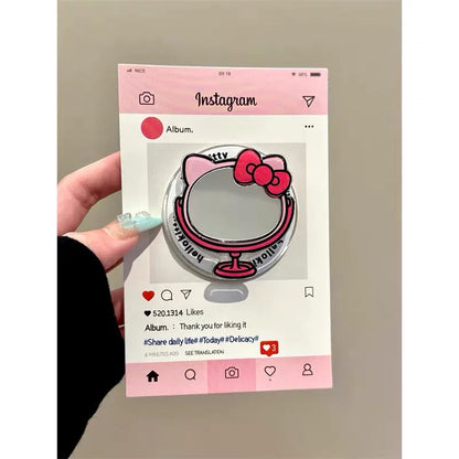 Kitty magnetic mirror phone case