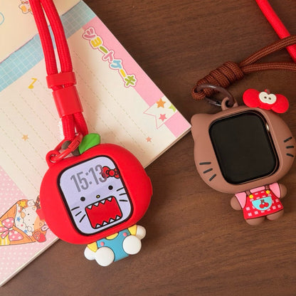 Cherry Black Kitty/Apple Kitty Apple Watch Case