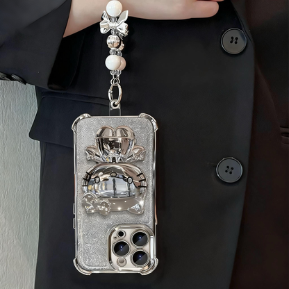 Kitty  mirror stand phone case