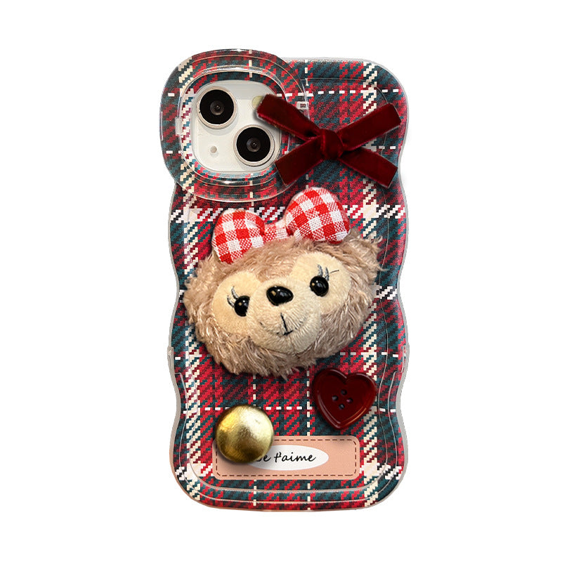 Bench Double Stand Plaid ShellieMay Doll Phone Case