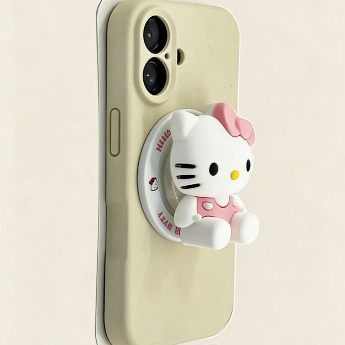 Compatible with Samsung Magnetic Hello Kitty Phone Case with Stand