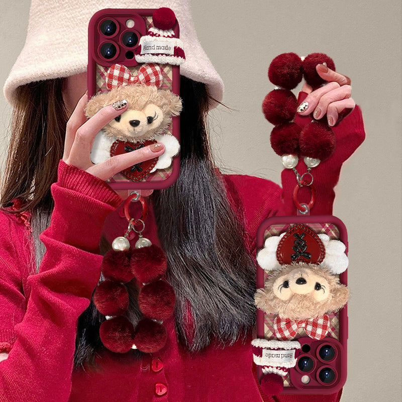 Burgundy ShellieMay Doll Phone Case