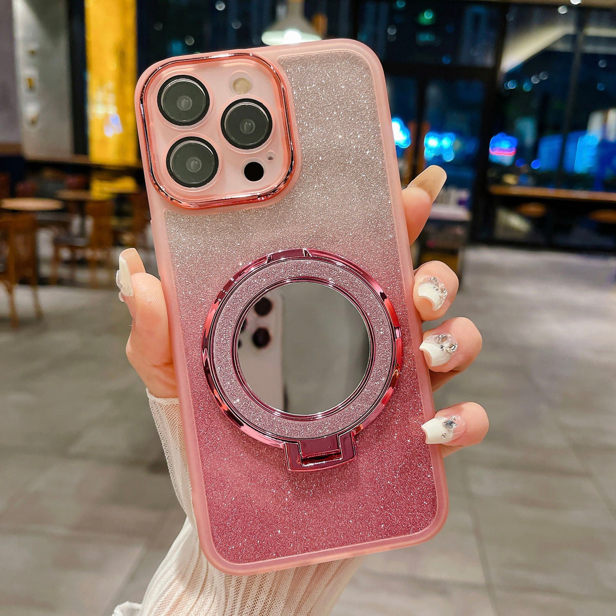 Mirror bracket phone case