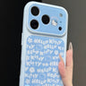 Kitty Cat Phone Case with All-Over English Text