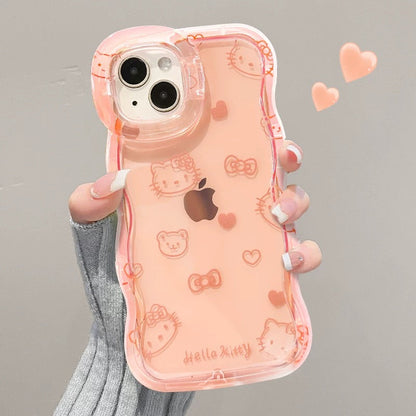 Invisible dual-stand Kitty cat phone case – Style 2