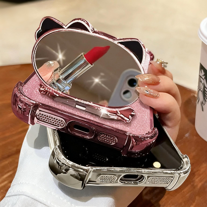 Kitty  mirror stand phone case