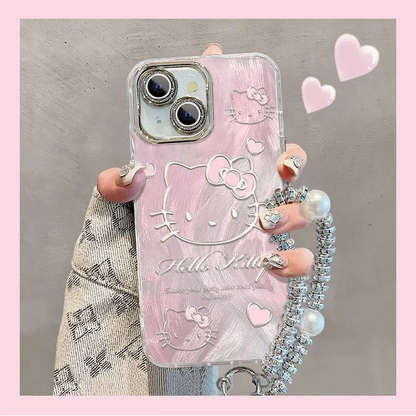 Kitty pink phone case