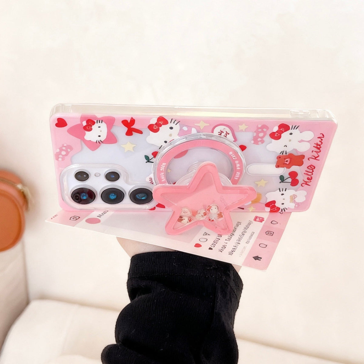 Android compatible Magnetic Bracket Phone Case