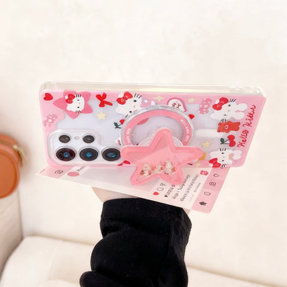 Android compatible Magnetic Bracket Phone Case