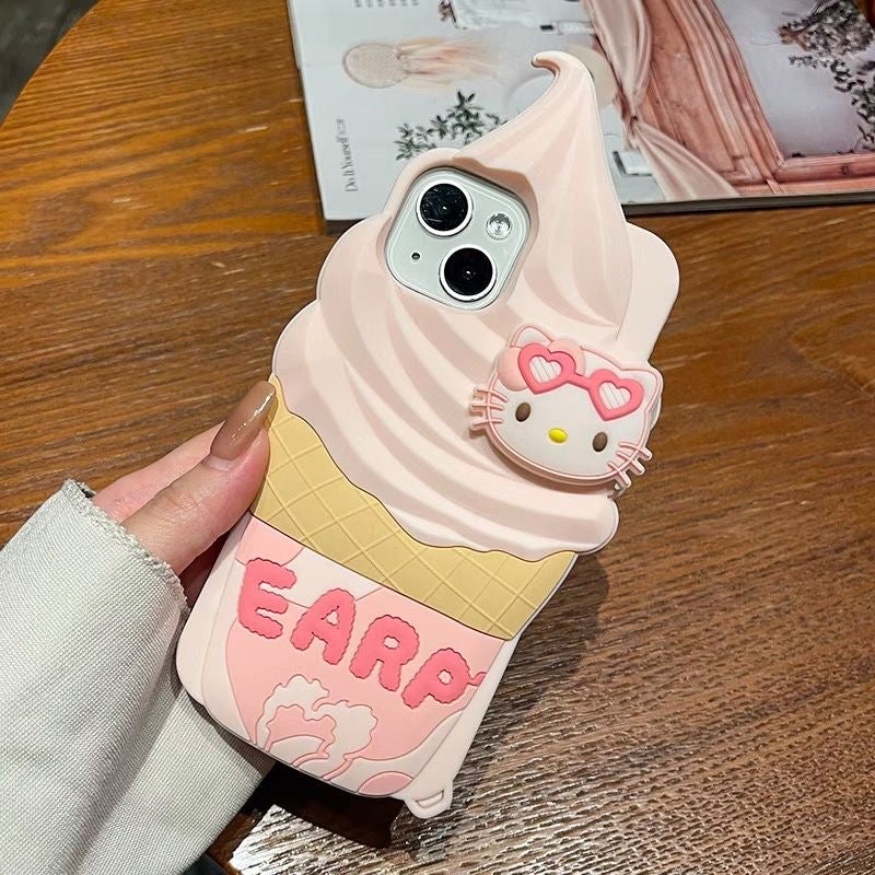 Ice Cream Kitty iPhone Case