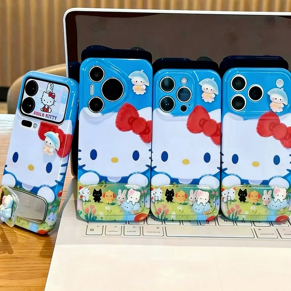 Hello Kitty Phone Case with Mirror and Stand