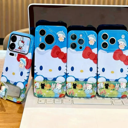 Hello Kitty Phone Case with Mirror and Stand