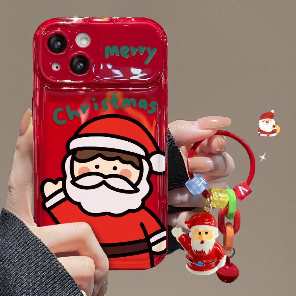 Santa Claus Flip Mirror Phone Case
