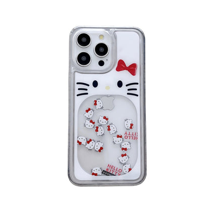 KT cat quicksand mobile phone case