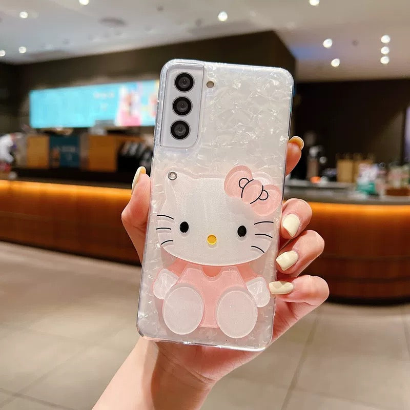 Compatible with Samsung  Kitty Mirror Phone Case