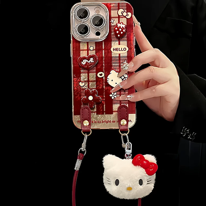 Cute red Hello Kitty phone case
