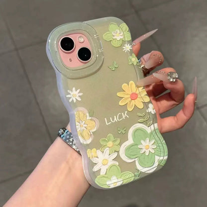 Small Flower Double Stand Phone Case