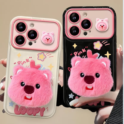 Loppy flip mirror phone case