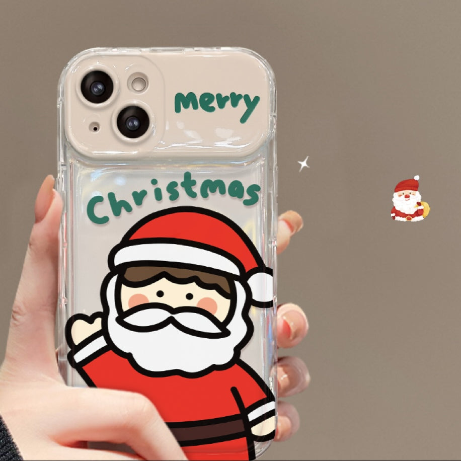 Santa Claus Flip Mirror Phone Case
