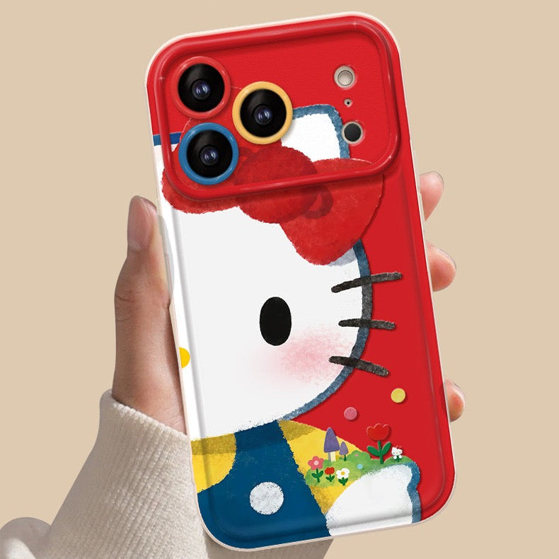 Colorful and cute Hello Kitty phone case