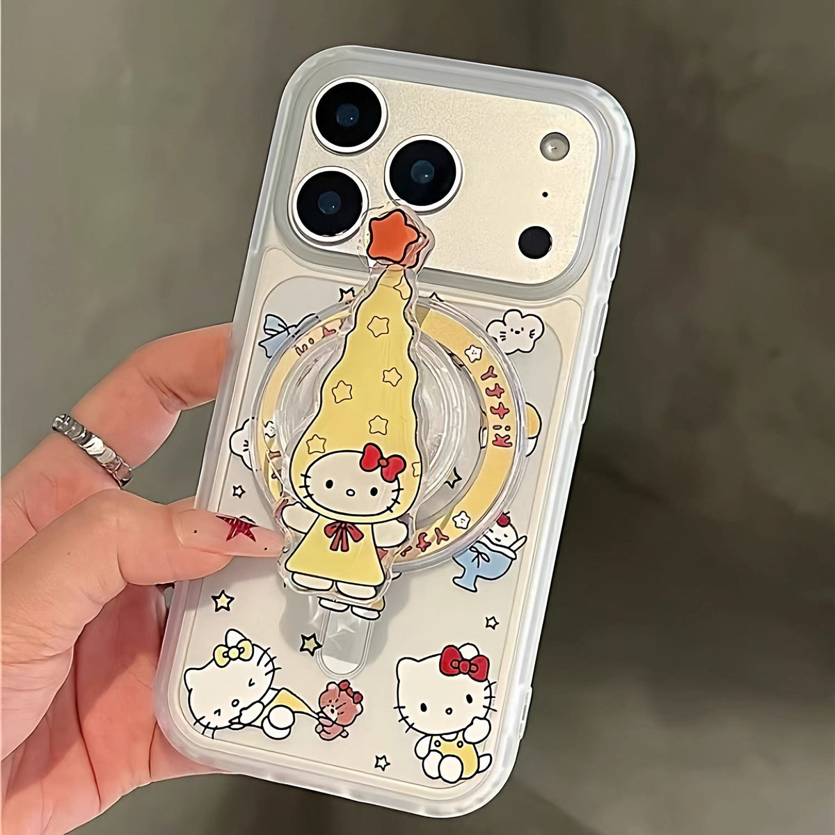 Compatible with Samsung Kitty Magnetic Stand Phone Case – Style 2