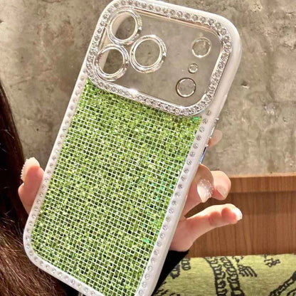 Butterfly Knot Rhinestone Nail Phone Case