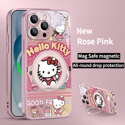 Girly Kitten Magnetic Holder Phone Case