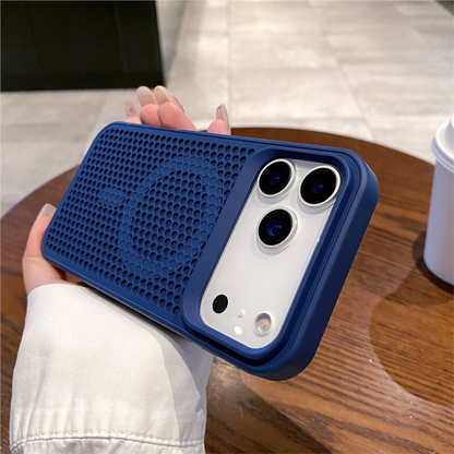 New magnetic honeycomb cooling phone case