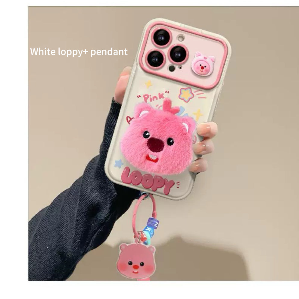 Loppy flip mirror phone case