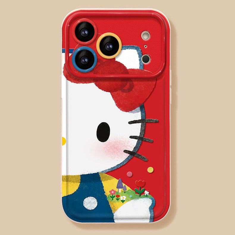 Colorful and cute Hello Kitty phone case