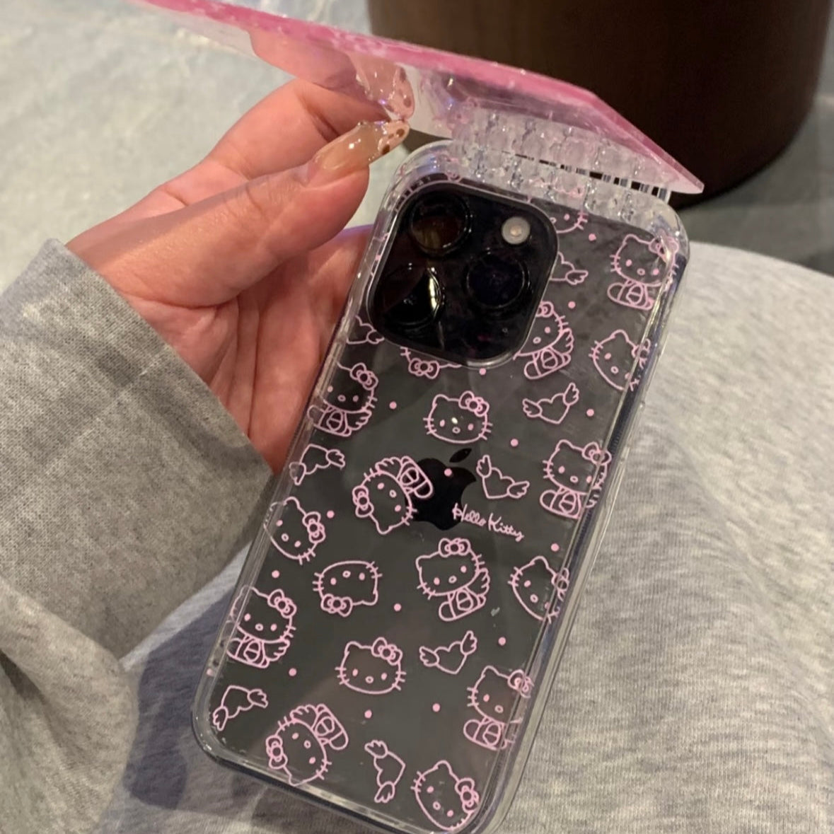 Hello Kitty flip cover laptop phone case