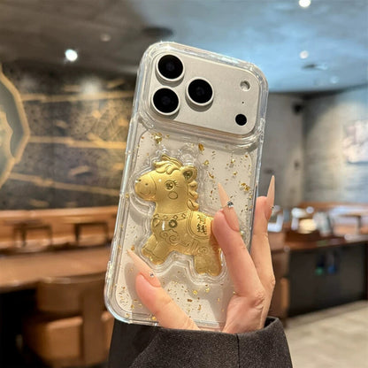 Phone case with the design "Get rich immediately"