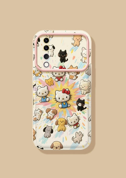 Kitty Pet Flip Mirror Phone Case