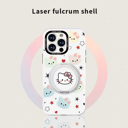Gradient Kitty Magnetic Phone Case