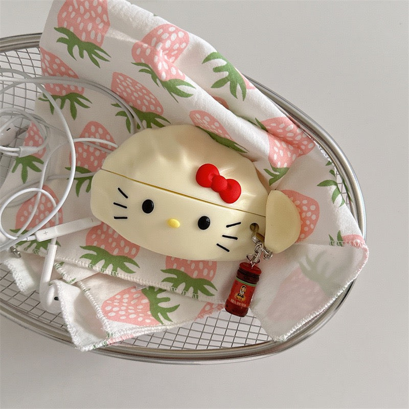 Kitty dumpling earphone protective case