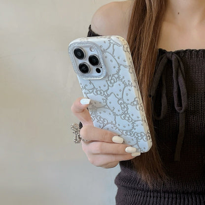Cartoon Glitter Hello Kitty Phone Case