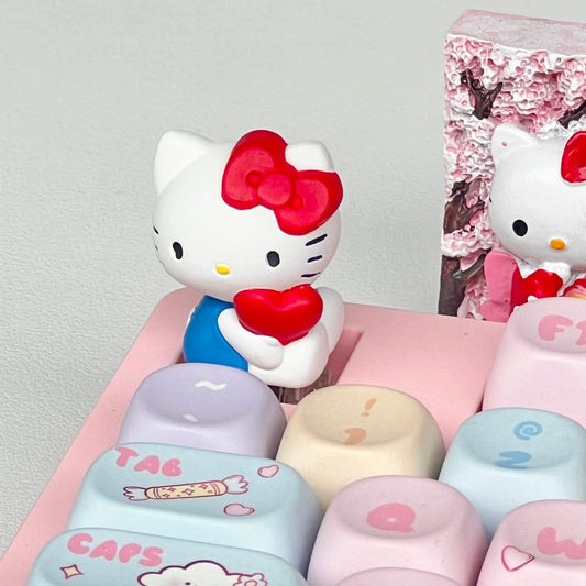3D Kitty High Quality Resin Keyboard Cap