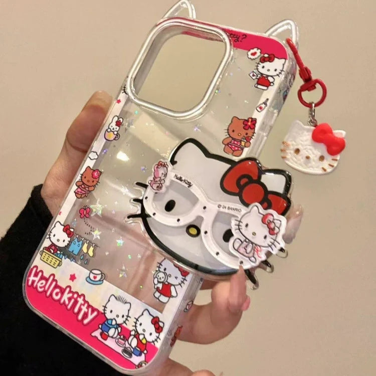 Kitty Star Magnetic Stand Phone Case