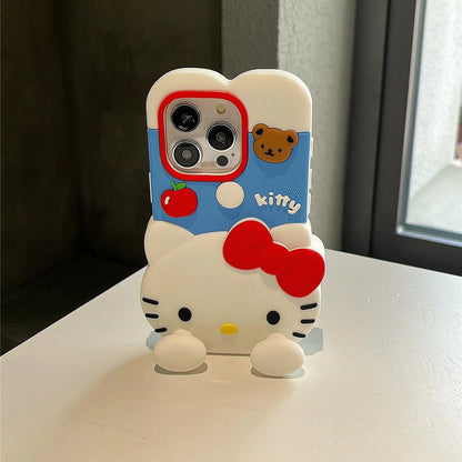 Cute Kitty phone case with stand