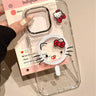 Kitty magnetic mirror phone case