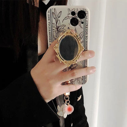 Compatible with Samsung  Mirror Stand Phone Case