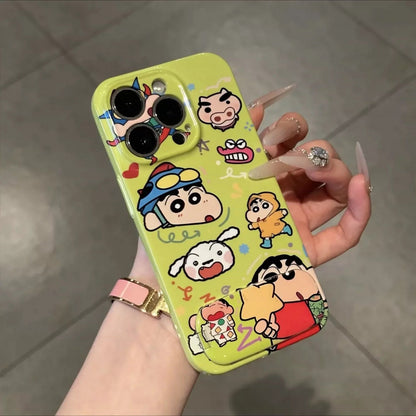 Crayon Shin-chan Portable Mirror Phone Case