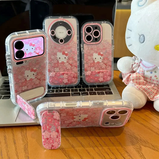 Kitty Cat Mirror Stand Phone Case