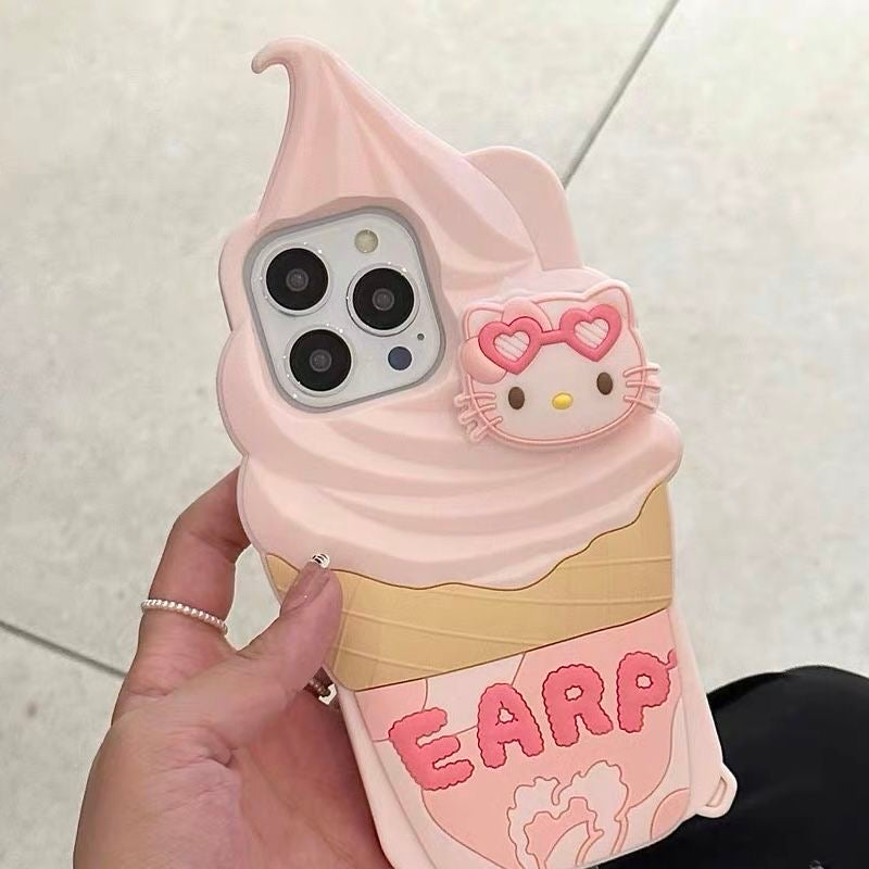 Ice Cream Kitty iPhone Case