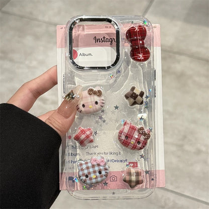 Bow and Star Kitty Phone Case