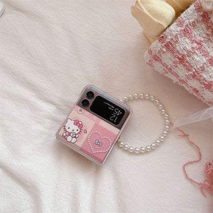 Android compatible Kitty Cat Mirror Stand Phone Case