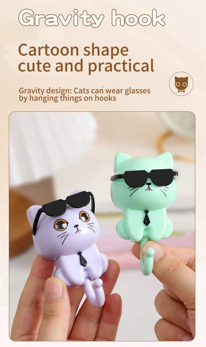 Kitten cartoon gravity hook