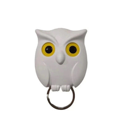 Creative owl punch-free magnetic hook